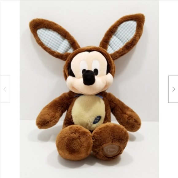 DISNEY Mickey Mouse Easter Bunny Plush Toy 5373E1M - Picture 1 of 13